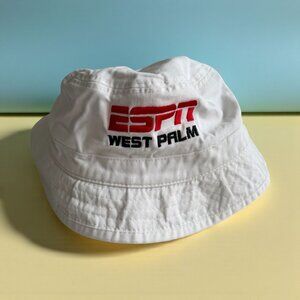 ESPN Women's West Palm White Bucket Hat One Size